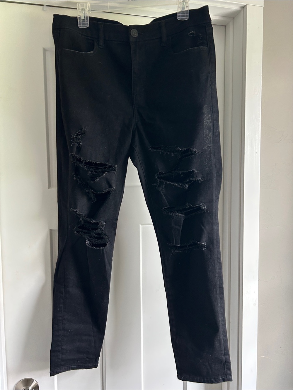 American Eagle Curvy High-Rise Jegging Jeans Size 16 Rocker Black